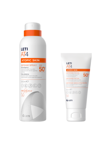 Leti AT4 Pack Defense Spray SPF50+...