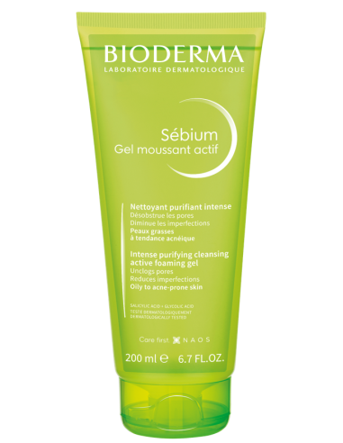 Bioderma Sébium Gel Moussant Actif 200ml