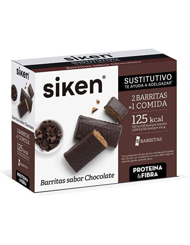 Siken Barritas Sabor Chocolate - 8...