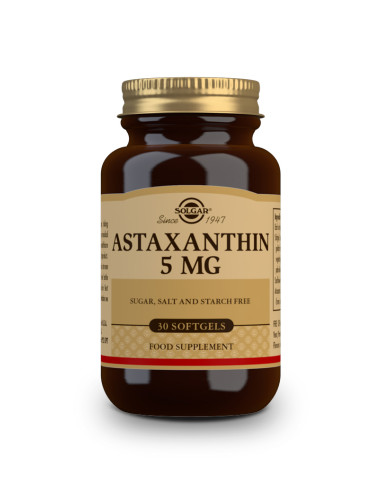 Solgar Astaxantina 5mg - 30 cápsulas...