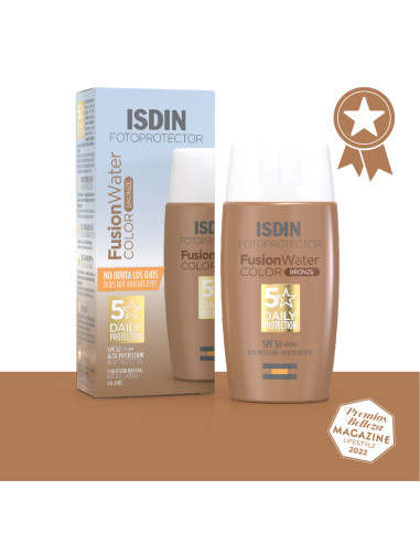 Isdin Fusion Water SPF50 Color Bronze...