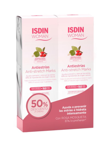 Isdin Woman Antiestrías  Duplo 250ml...