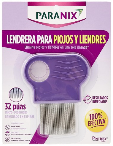 Paranix Peine Antipiojos Lendrera
