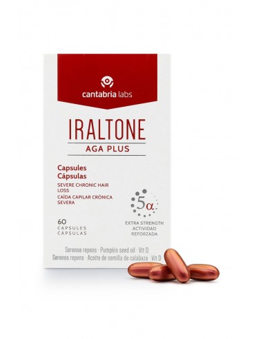 Iraltone AGA Plus - 60 cápsulas