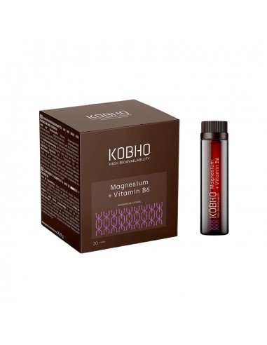 Kobho Magnesio + Vitamina B6 20 Viales