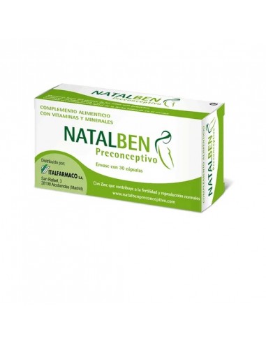 Natalben Preconceptivo - 30 cápsulas