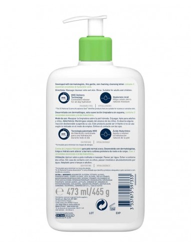 Cerave Crema Limpiadora Hidratante 473ml