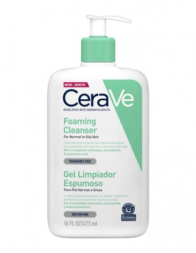 Cerave Gel Limpiador Espumoso 473ml