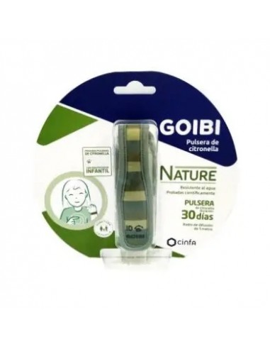 Goibi Pulsera de Citronella Nature