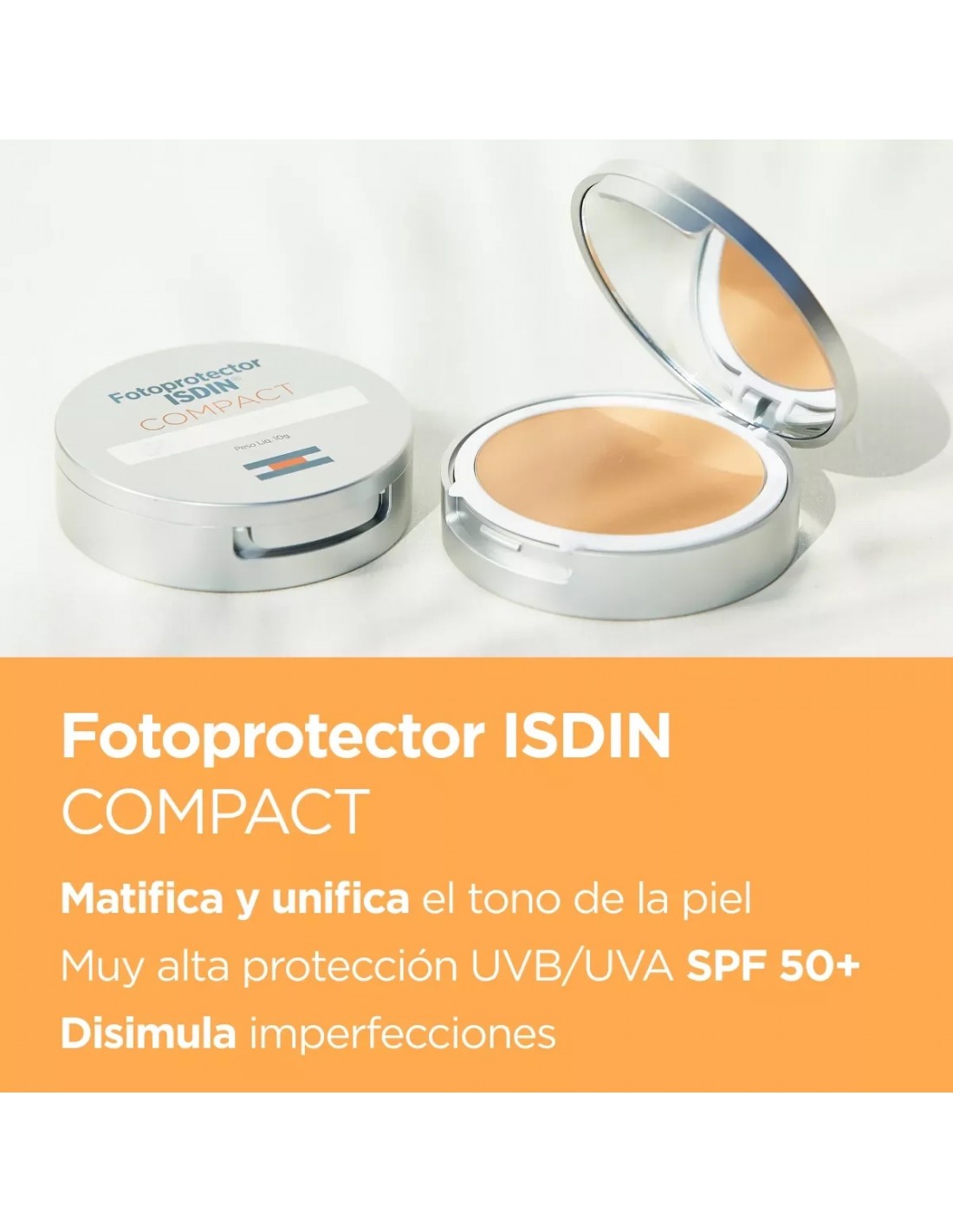 Isdin Compact Arena SPF50+ 10g Isdin Compact Arena SPF50+ 10g