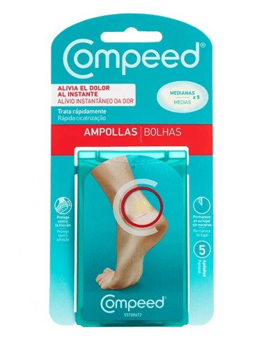 Compeed Ampollas Medianas - 5 unidades