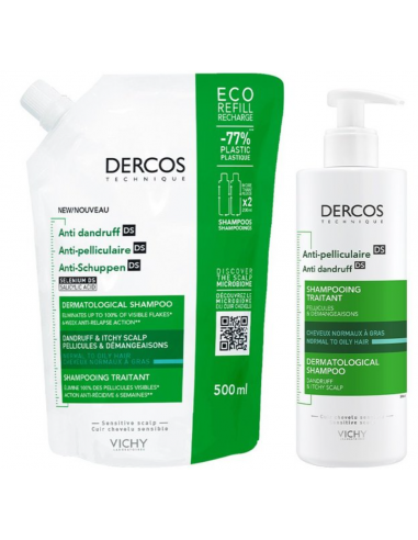 DERCOS TECHNIQUE CHAMPU ANTICASPA...