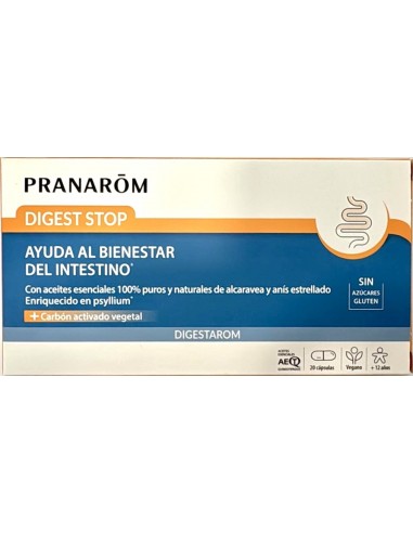 PRANAROM DIGEST STOP 20 CAPSULAS