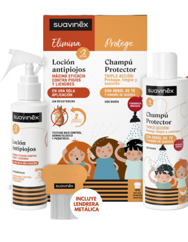 SUAVINEX SET ANTIPIOJOS LOCION +...