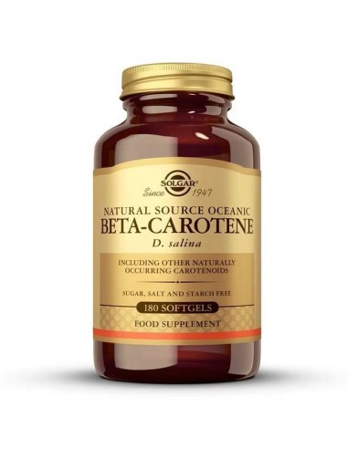 SOLGAR BETA-CAROTENE 180 CÁPSULAS...