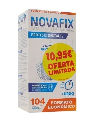 NOVAFIX TABLETAS LIMPIADORAS TRIPLE...