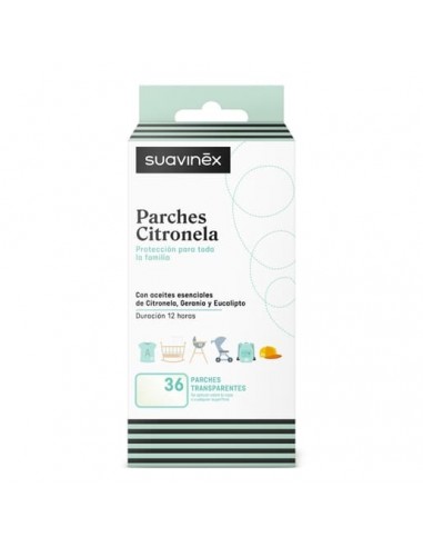 SUAVINEX PARCHES CON CITRONELLA 36...