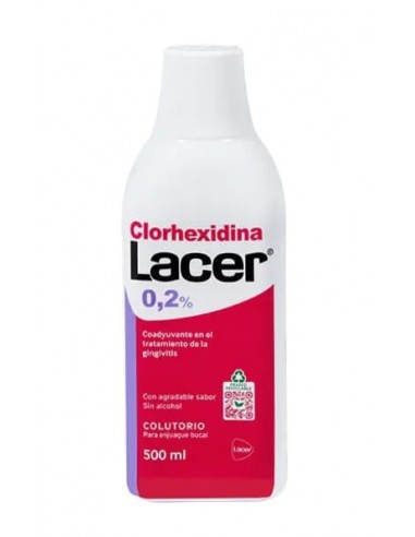 Lacer Colutorio Clorhexidina 0.2% 500 Ml