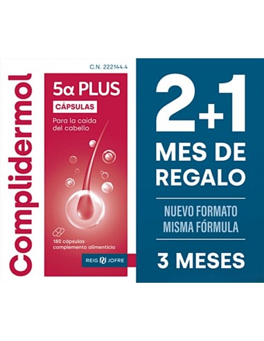 COMPLIDERMOL 5 ALFA PLUS 180 CAPSULAS...