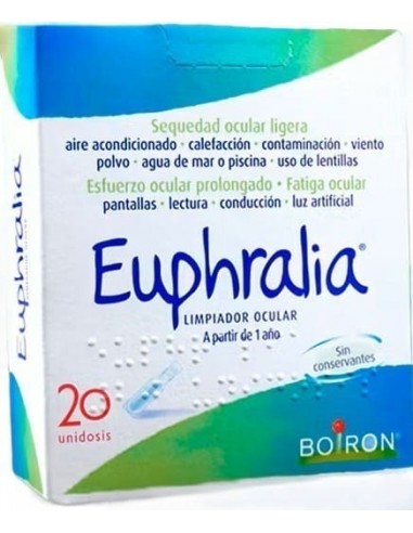 Euphralia Limpiador Ocular 20 Unidosis