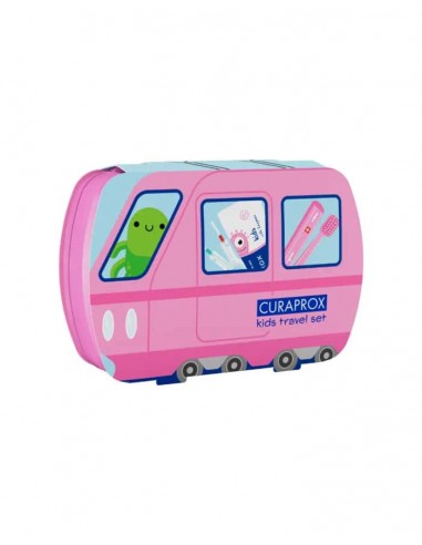 CURAPROX TRAVEL SET KIDS ROSA