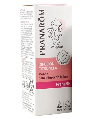 PRANABB DIFUSION CITRONELA BIO 10 ML