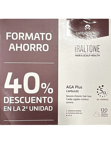 PACK DUPLO IRALTONE AGA PLUS 60 CAPS